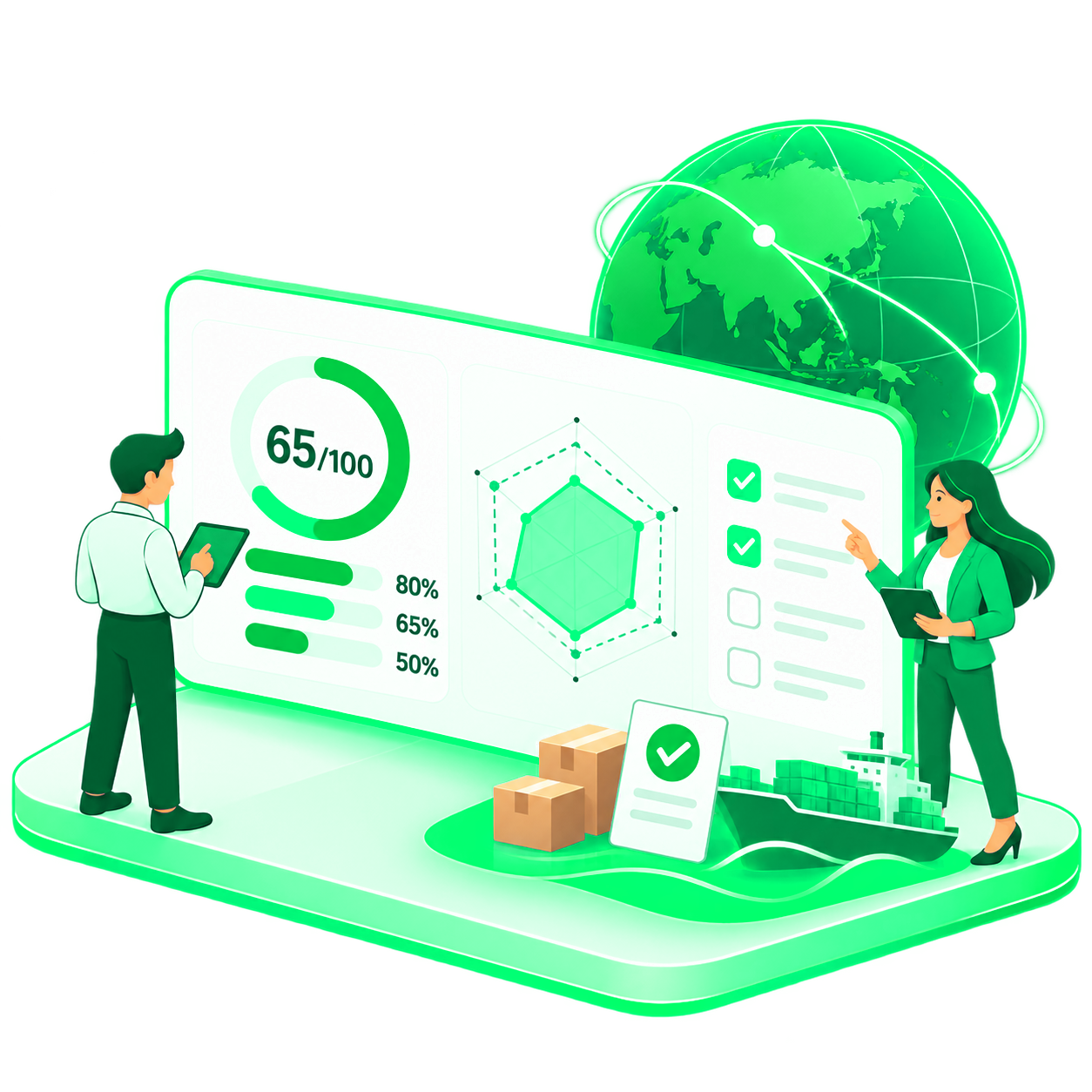 GEARs Readiness Diagnostic Dashboard Illustration